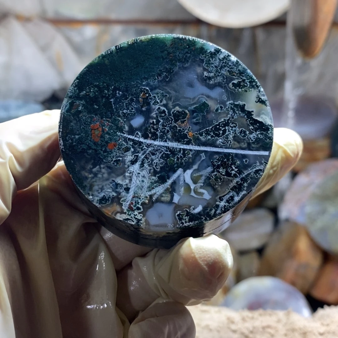 定制玛瑙平安扣一个