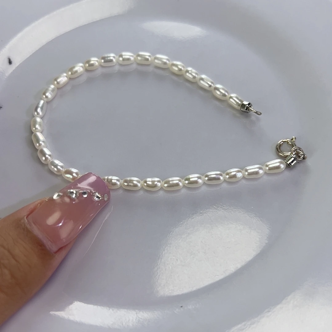 钛钢手绳淡水珍珠