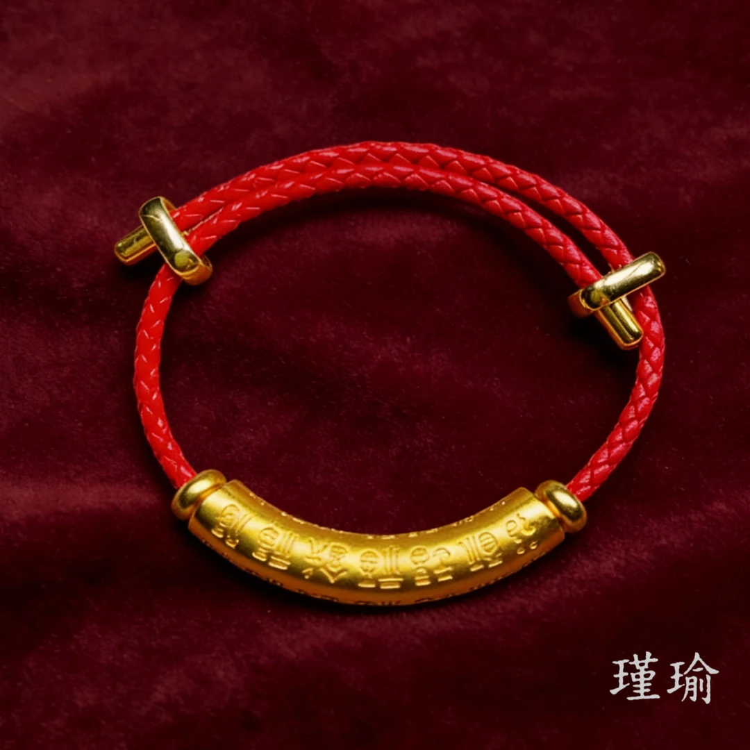 皮质手链 R双色百福弯管手链多样性发货49708