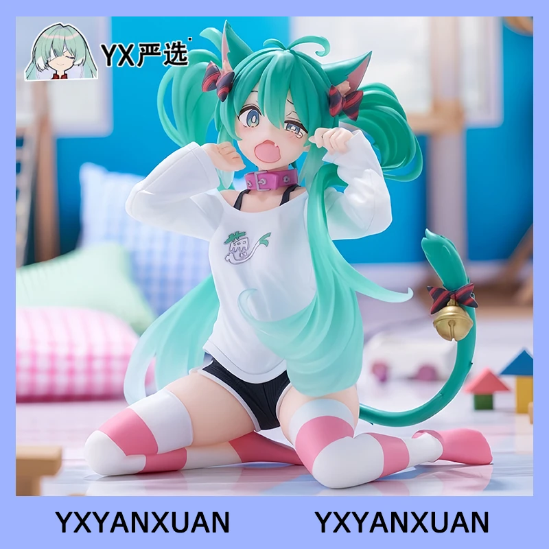 睡衣初音未来gk手办模型猫耳二次元美少女周边男生桌面摆件直播