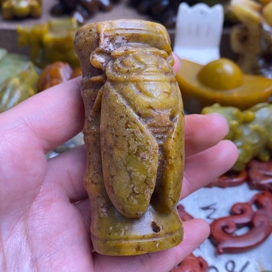 蛇纹石玉未镶嵌颈饰06