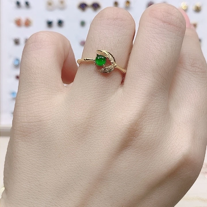 翡翠戒指未镶嵌800戒指