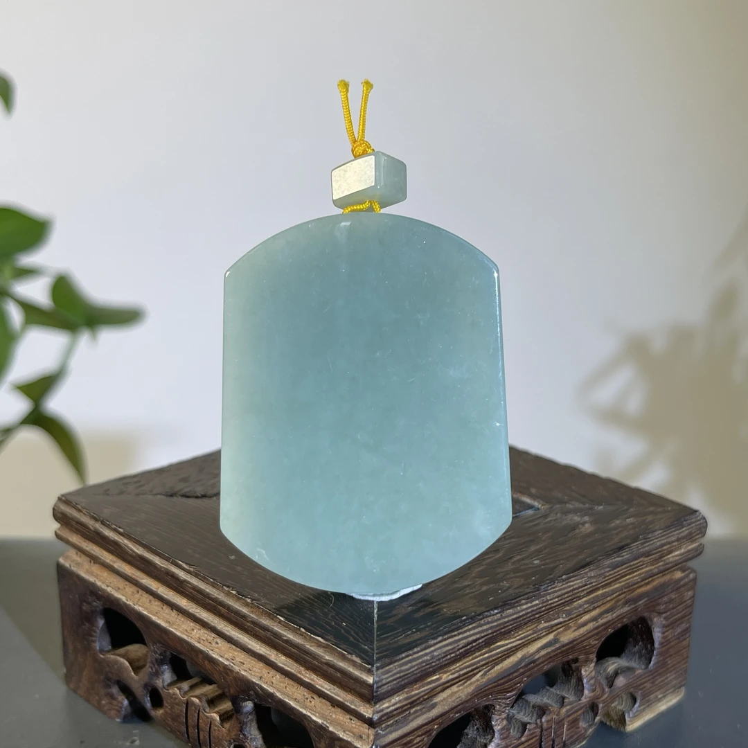 JCB05-57 天然缅甸A货翡翠 无事牌