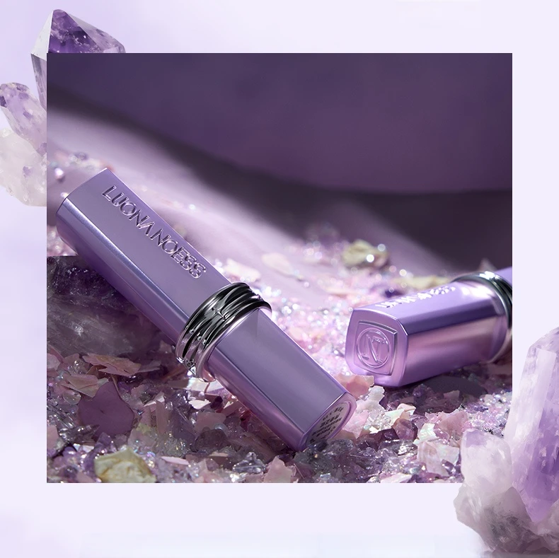 (月琴）罗娜女神黑魔法秘境不沾杯口红（升级款-紫色管）