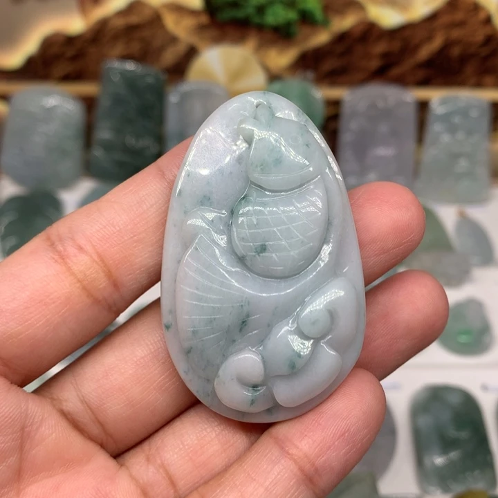 颈饰未镶嵌翡翠11