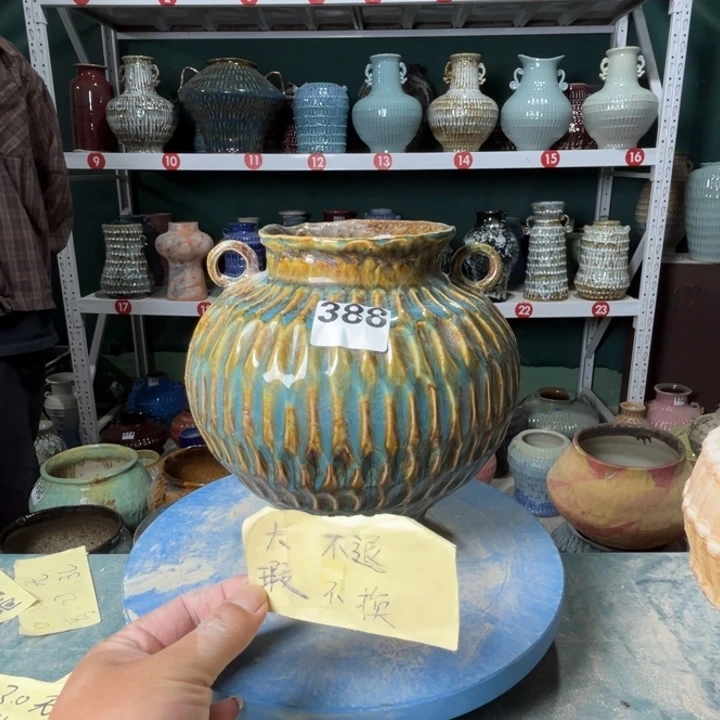 无***娘景德镇陶瓷花盆花器388