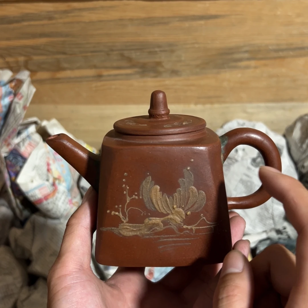 茶壶紫砂老厂紫砂壶一件！