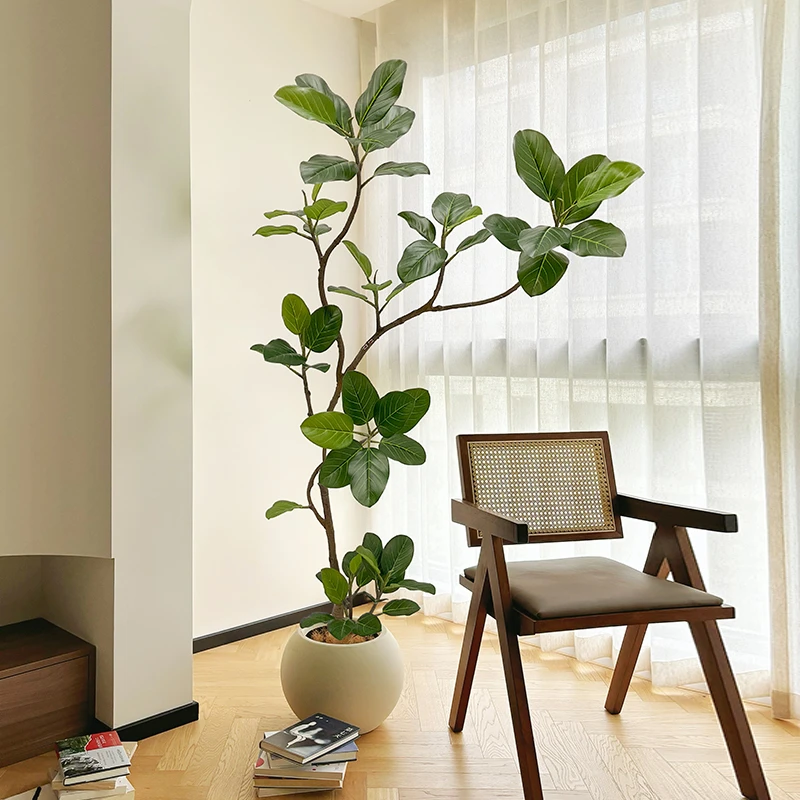 假花孟加拉高山榕仿真植物假盆栽客厅装饰摆件花仿生绿植盆景