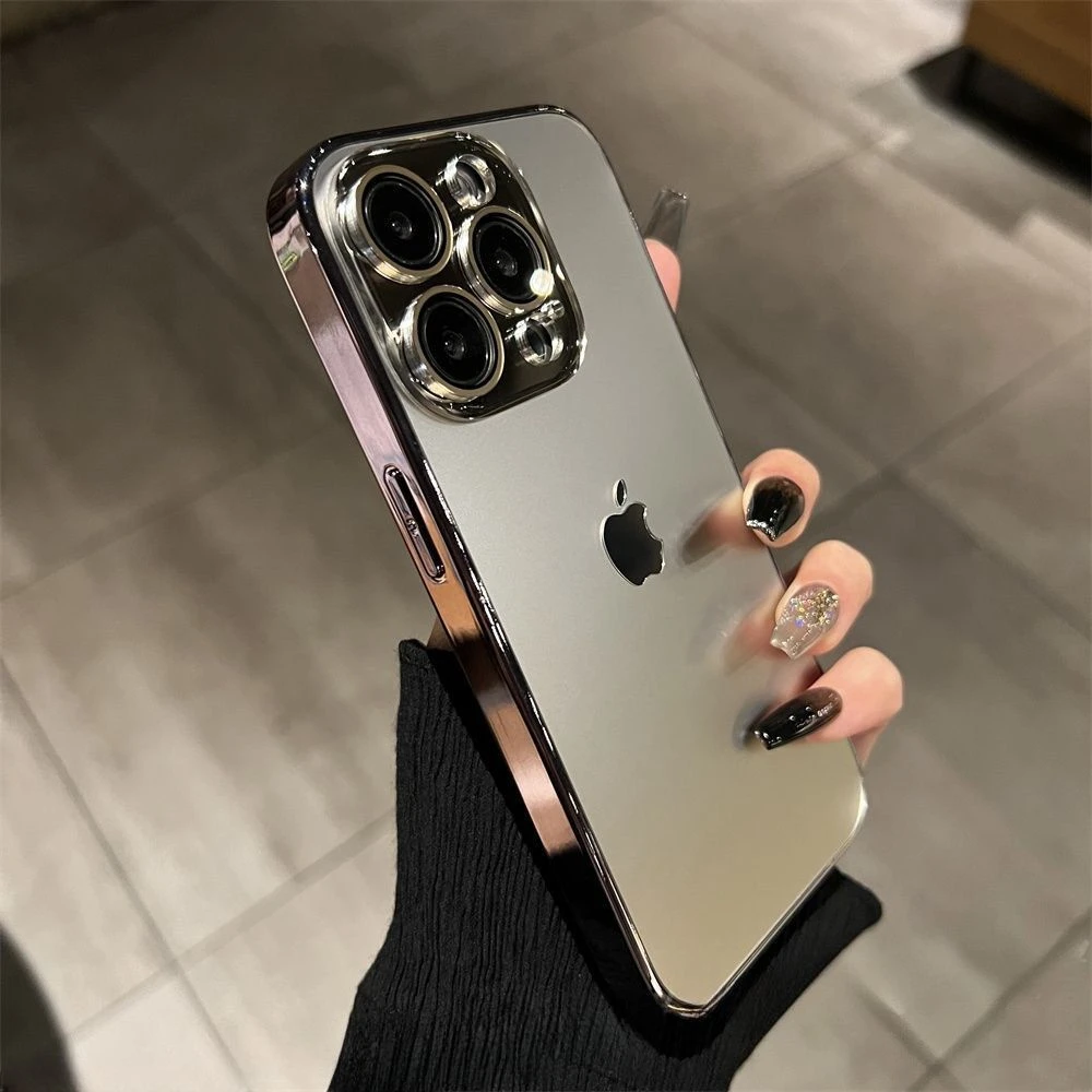 【多型号适配】高级感原机带镜头膜iPhone15手机壳苹果14pro