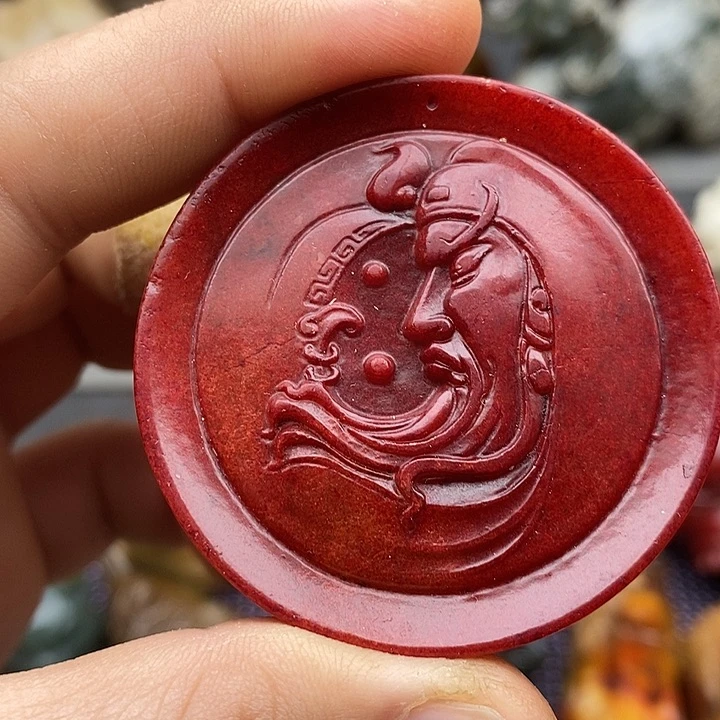 未镶嵌蛇纹石玉颈饰