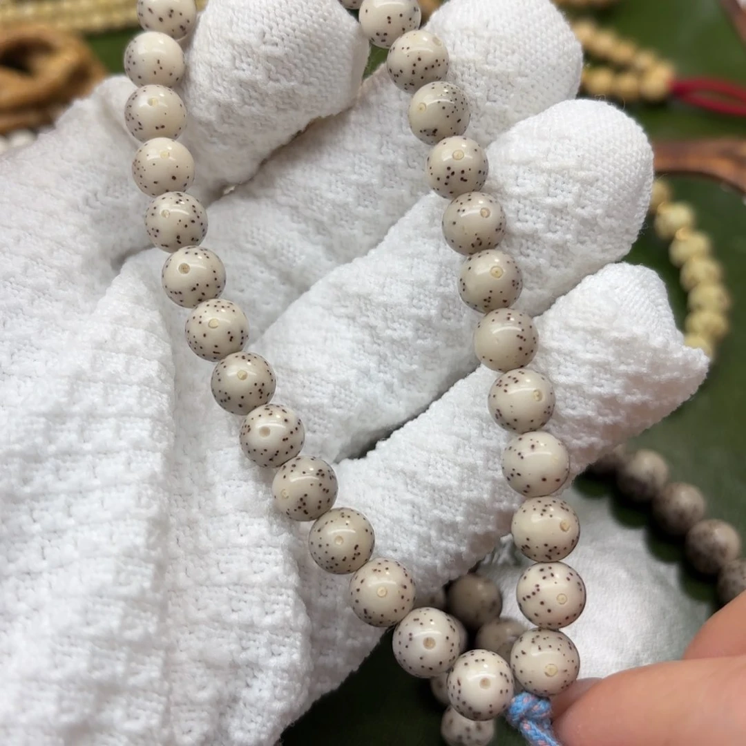 星月菩提吊坠8月朗星稀圆珠双金标