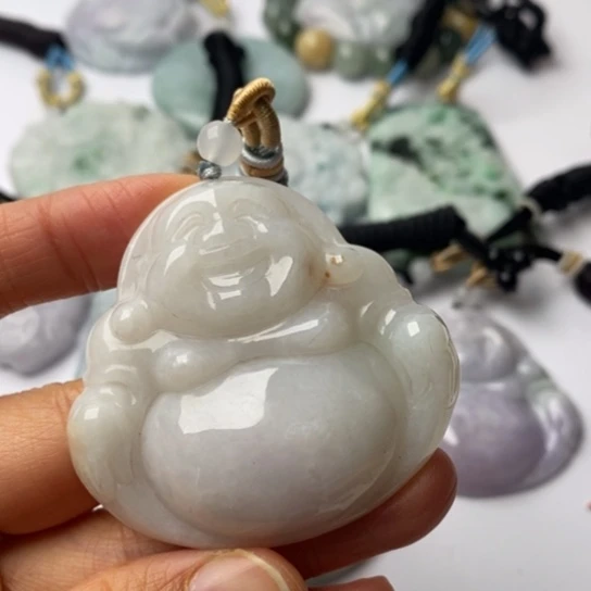 中***国翡翠未镶嵌挂件翡翠