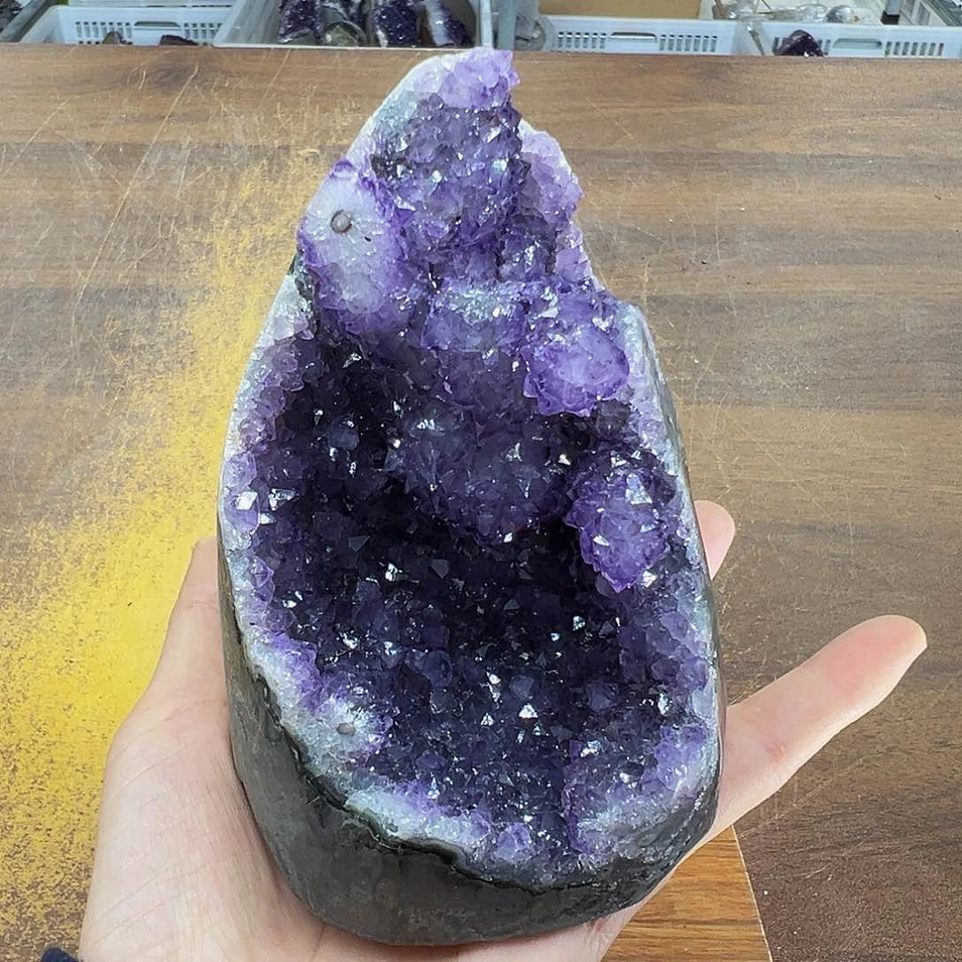 紫晶摆件未镶嵌晶体