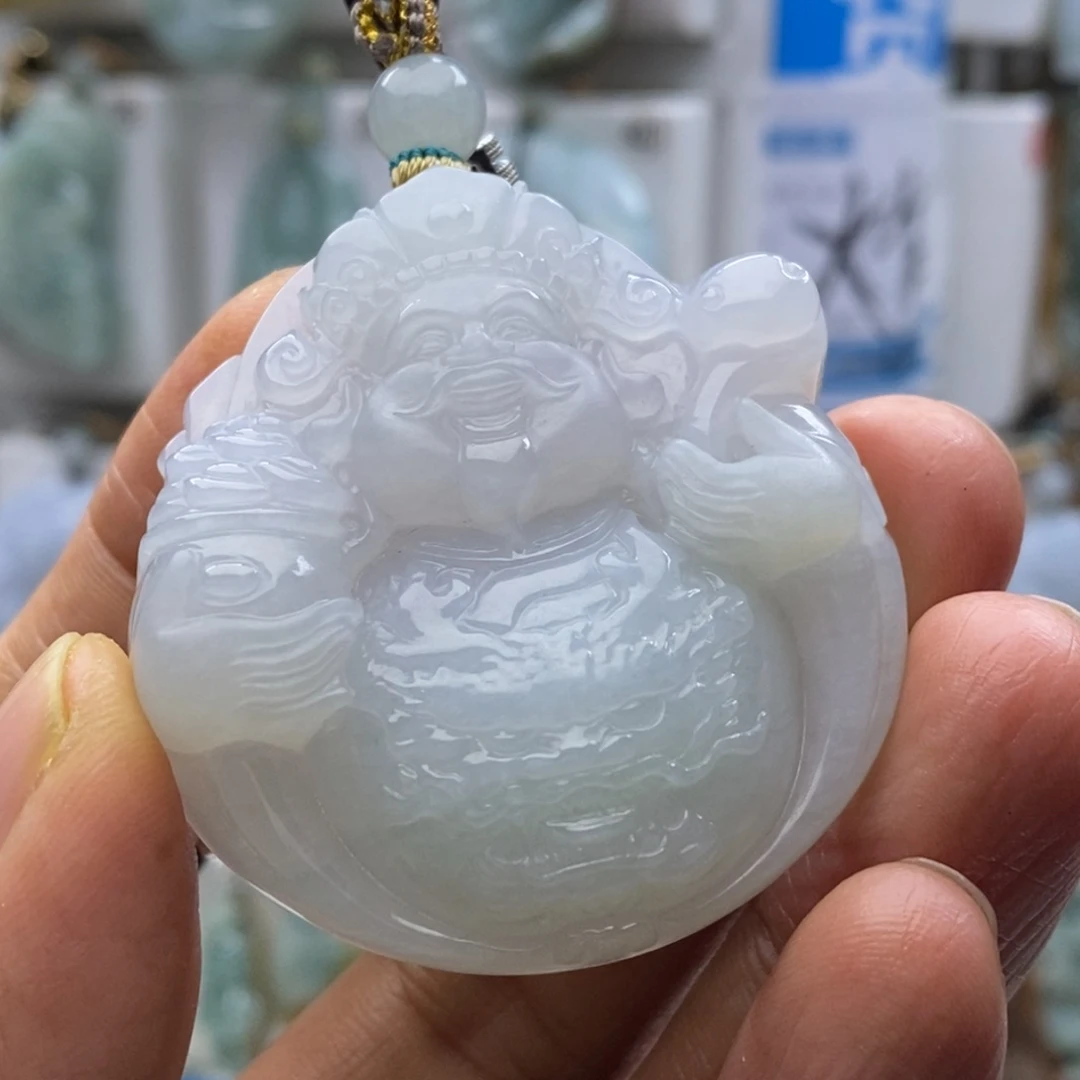 翡翠颈饰未镶嵌ꪜ****?财哥