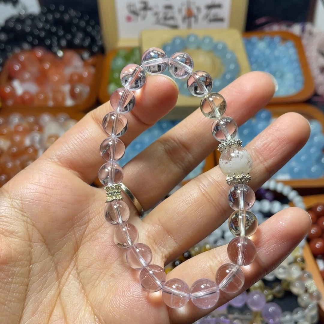 紫晶未镶嵌手链紫水