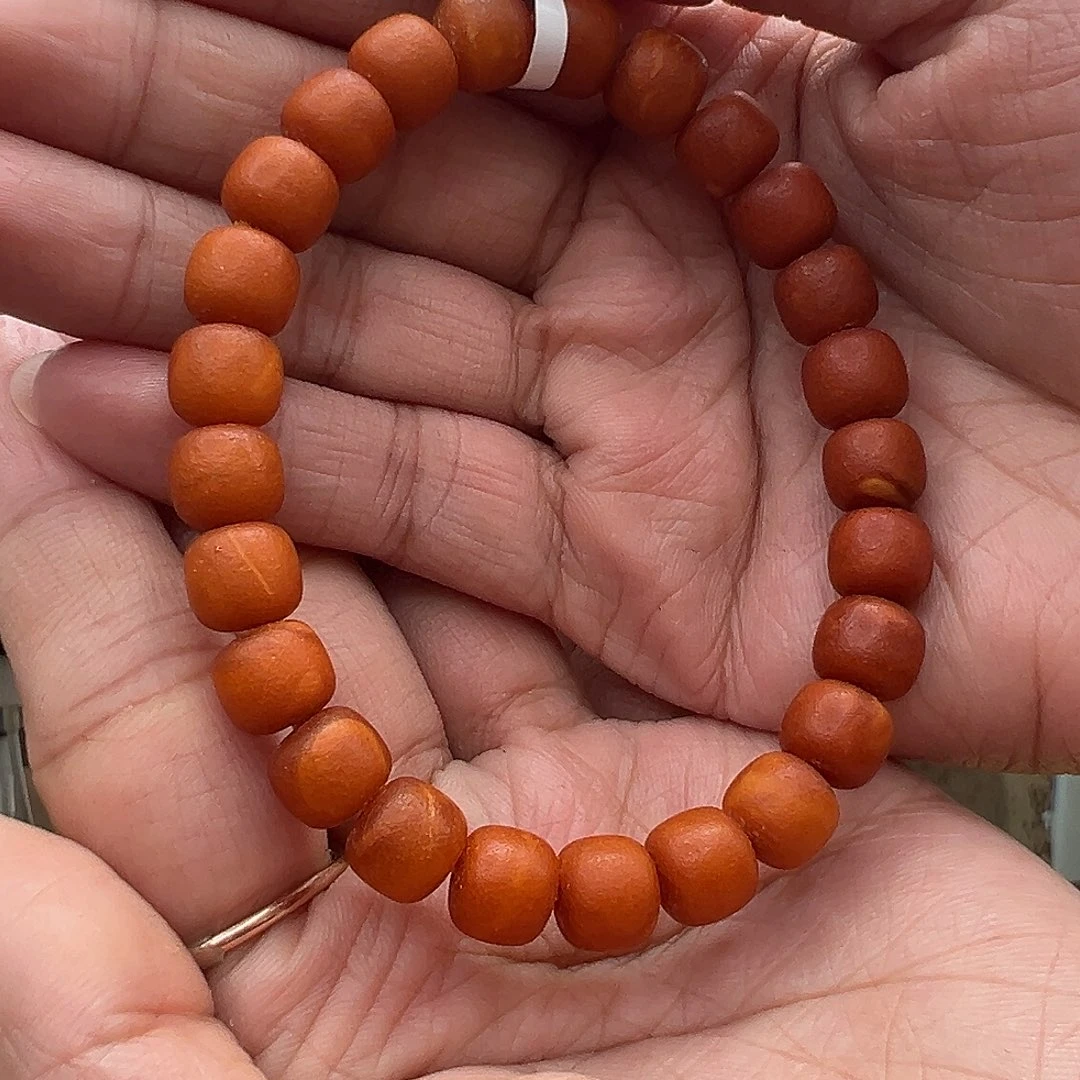 裸石琥珀未镶嵌S****℡橘皮手串9mm
