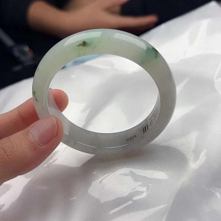 翡翠未镶嵌手镯5657 20