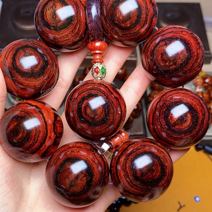 花梨木类手串/手链黄花梨风化料老挝花梨土埋料3.5