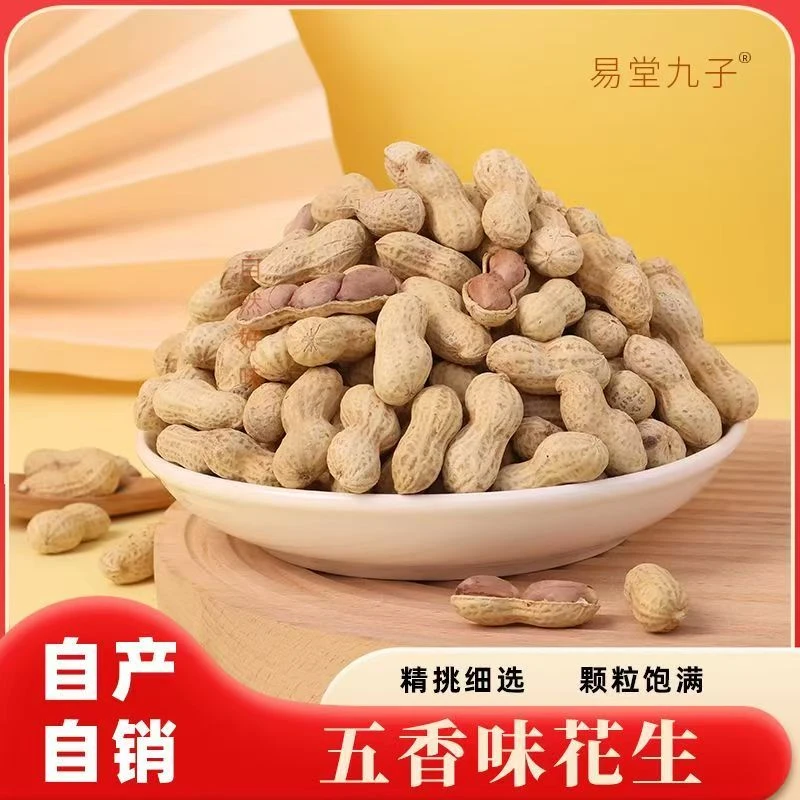 原味柴火炒带壳小珍珠花生休闲下酒零食