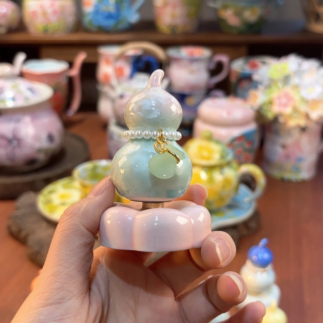 景德镇手绘高温釉下彩陶瓷茶具