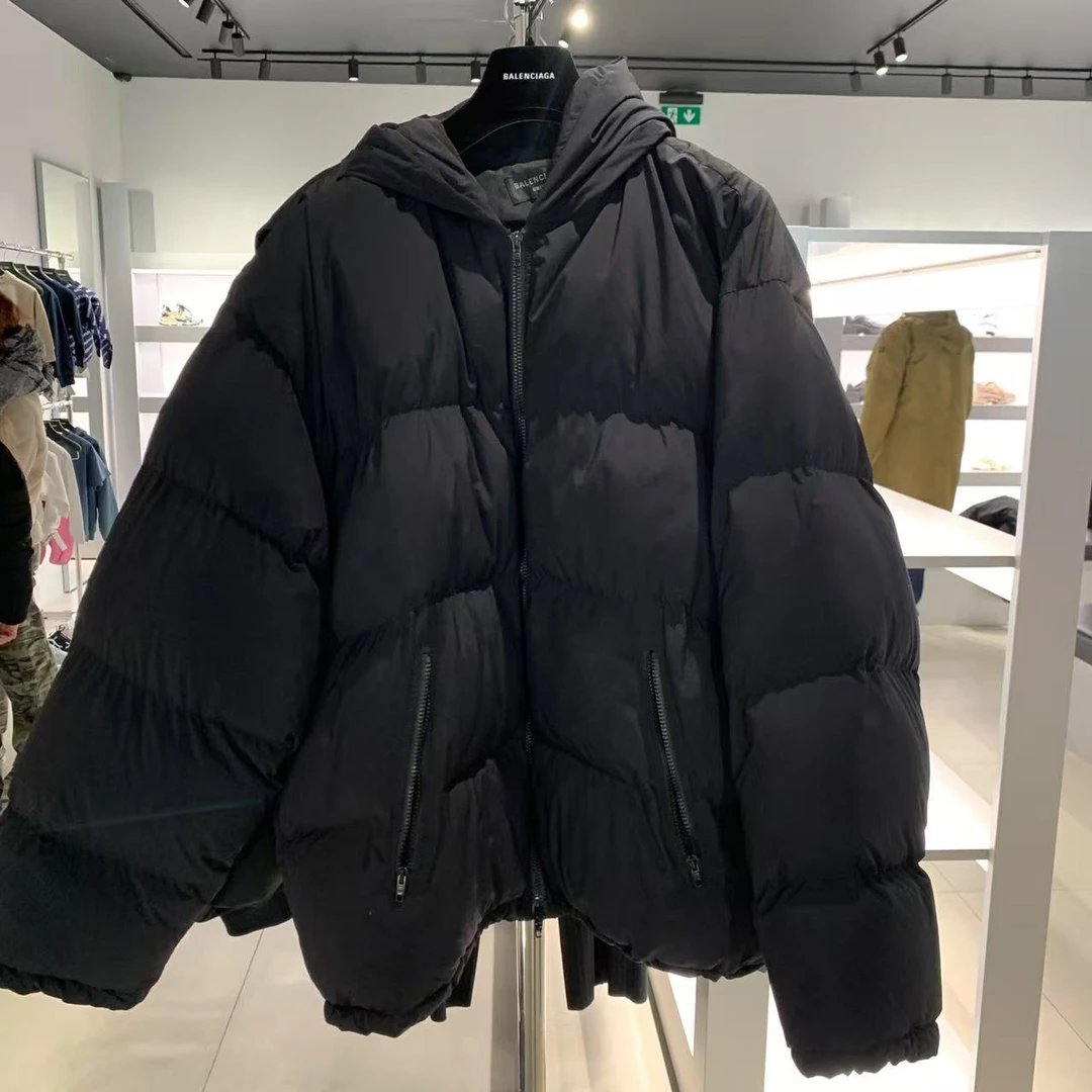 全新未使用 Balenciaga/巴黎世家 奥莱 3B帽标棉服外套 3-4周到