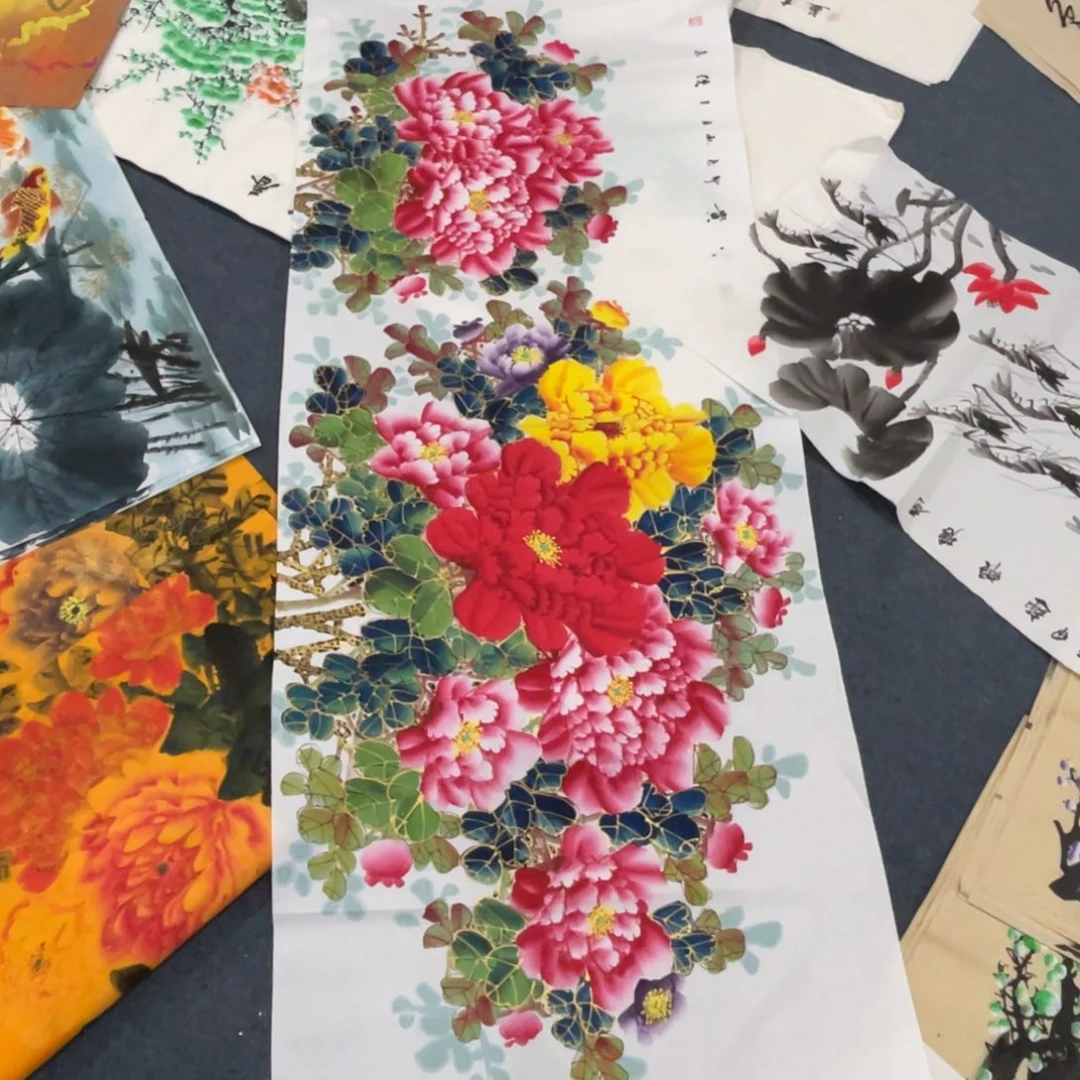 国画处理作品看好再拍哦