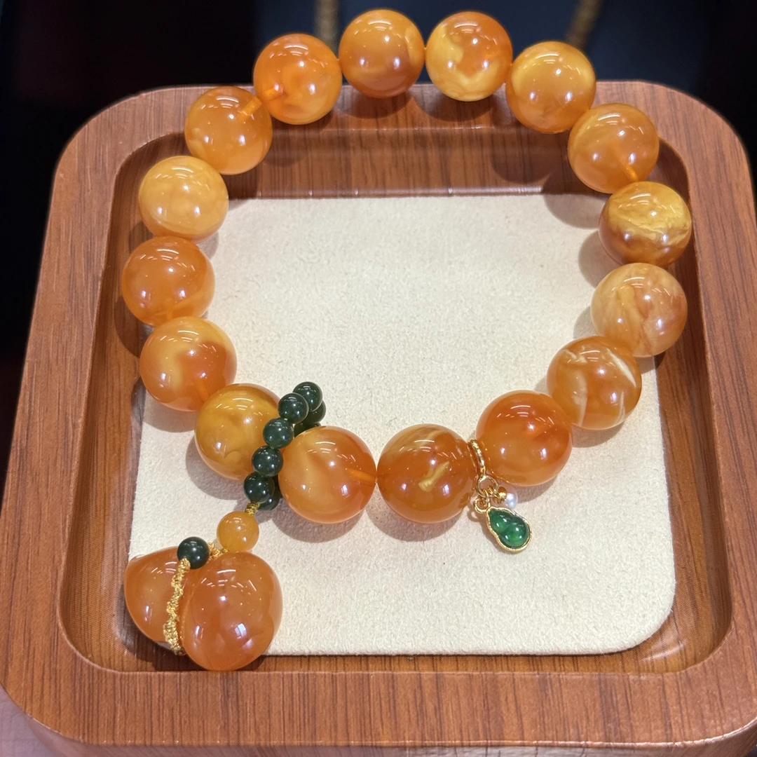 俄料丹麦鸡油红花蜡13左右尺寸1450