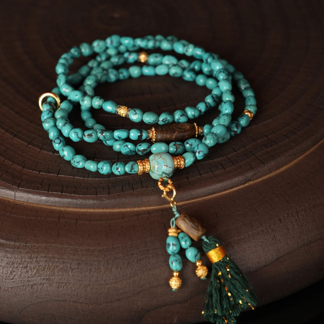 『乐小福』S925银绿松石项链手链多样发货