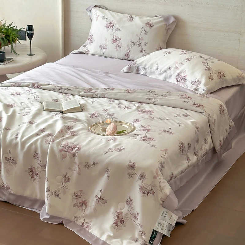 ROWHOLLY拂容 天丝数码印花夏被夏凉被凉感空调被可机洗柔软亲肤