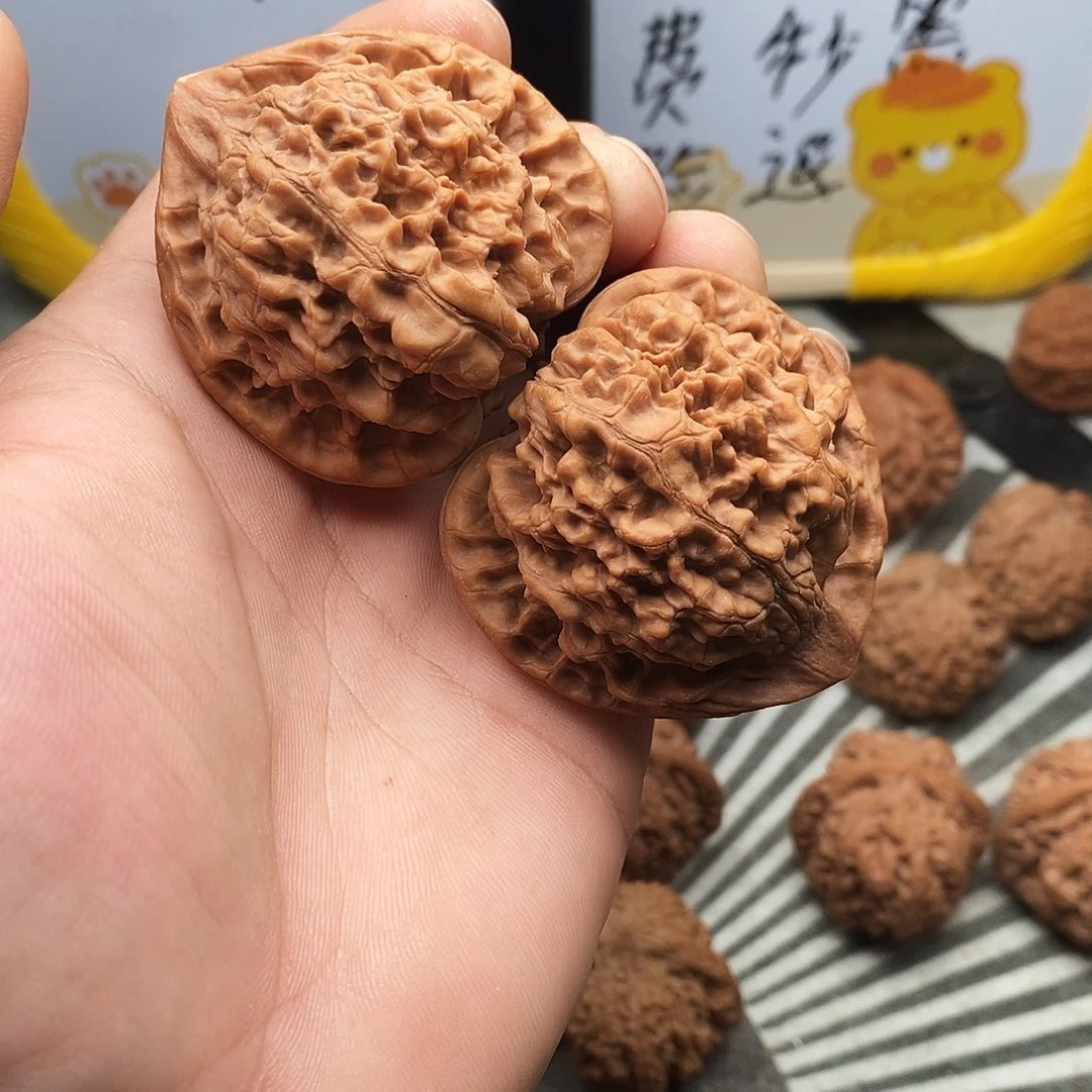 吊坠文玩核桃桃心官帽