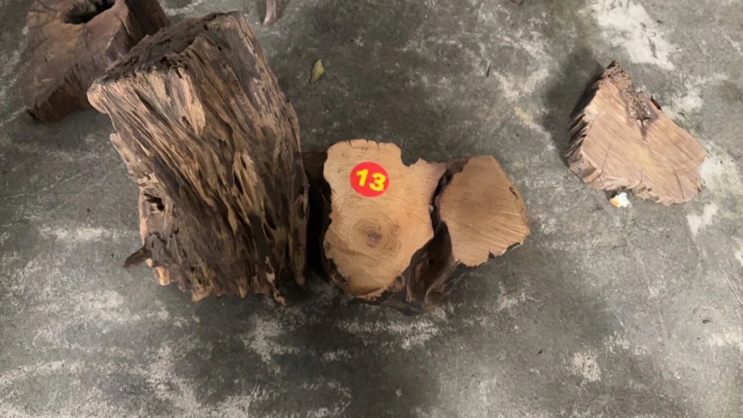 鱼缸造景，紫柚木