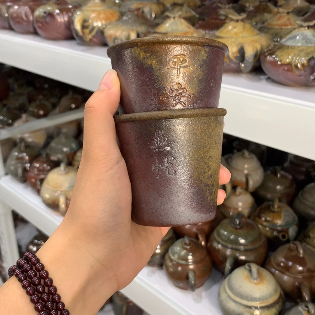 佛***来茶壶紫砂纯自然柴烧