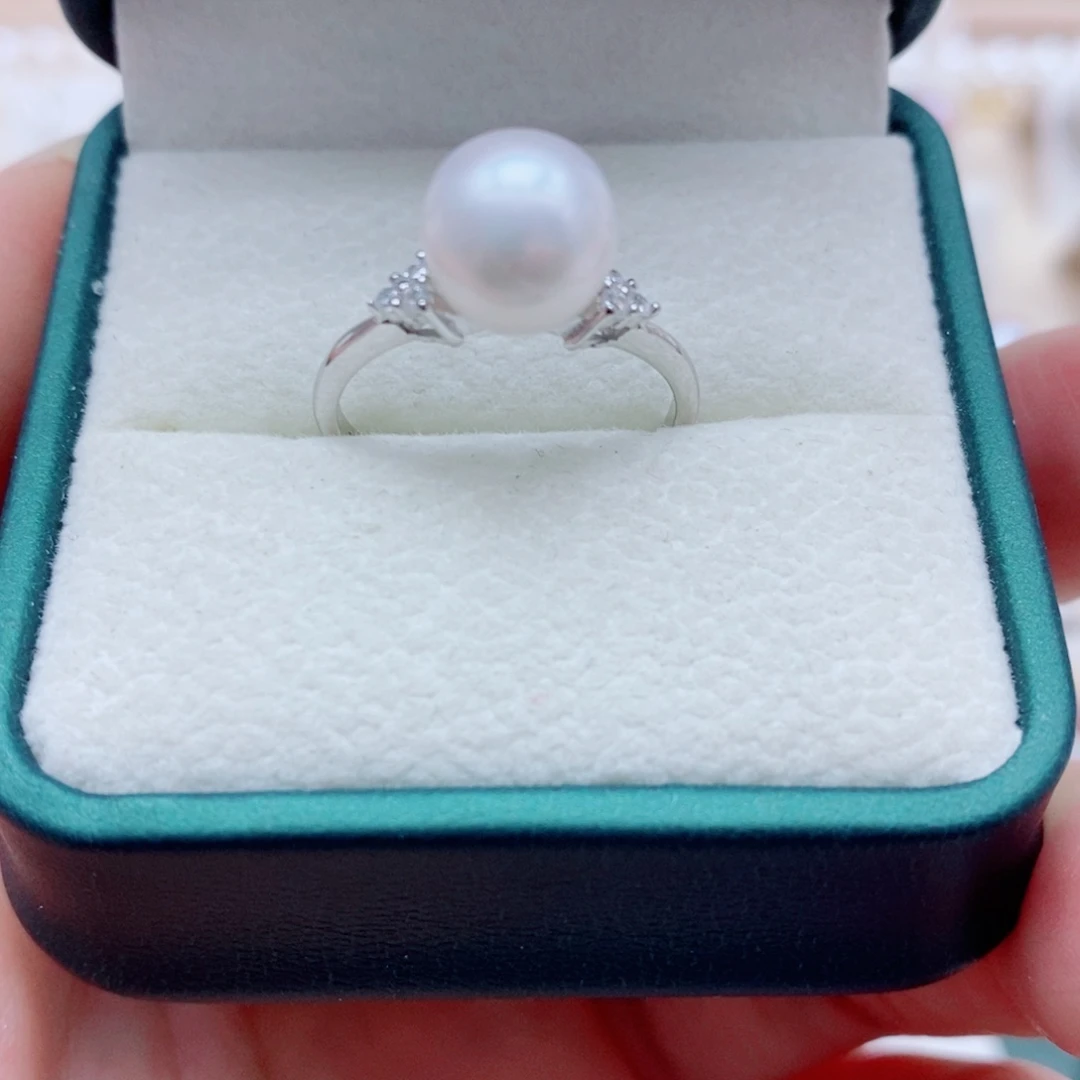 淡水珍珠银S925镶嵌颈饰