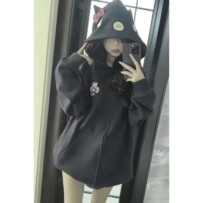 【YZ•衣系列】NN029-时尚女装设计感卫衣百搭休闲圆领宽松重工