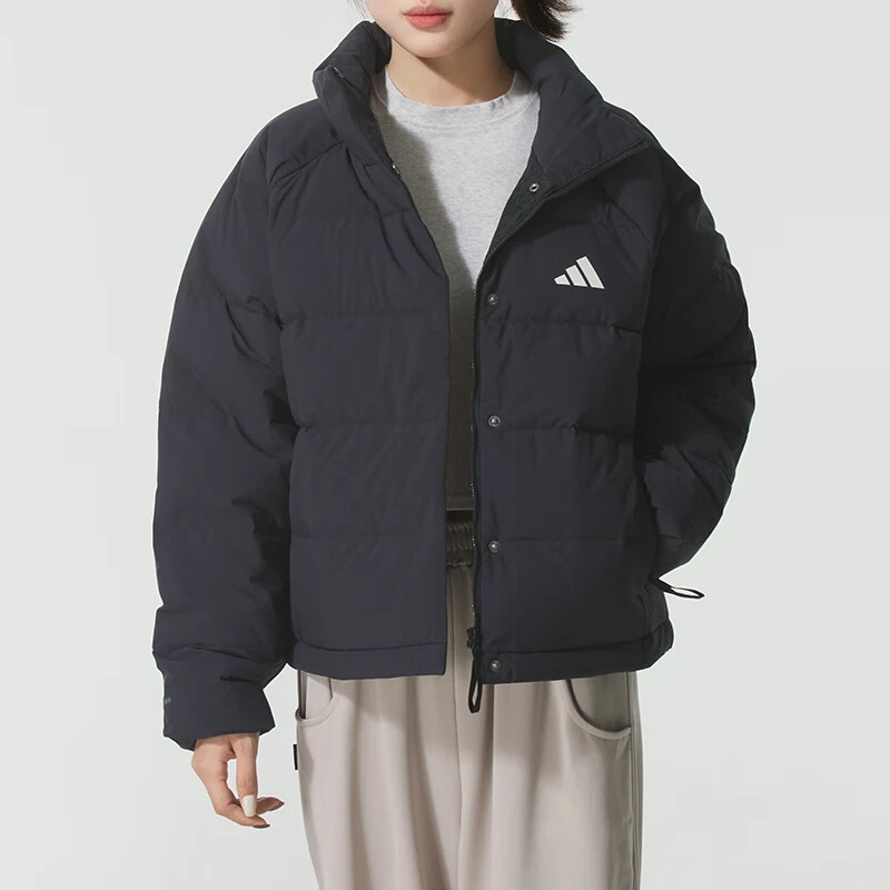adidas/阿迪达斯正品运动羽绒服女子2025冬新款休闲立领羽绒外套