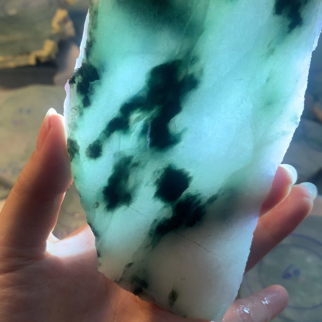 翡翠散珠翡翠手镯