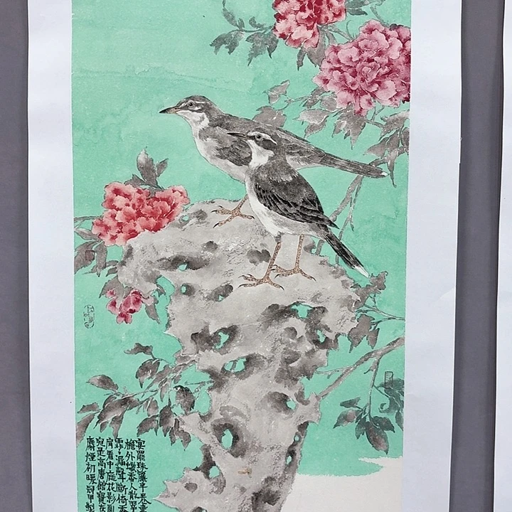 国画亲笔手绘放心去藏