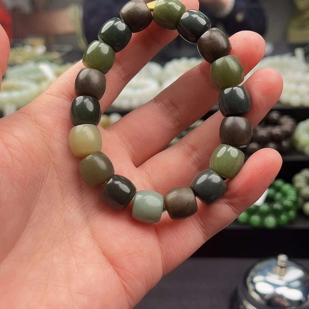 和田玉手串未镶嵌