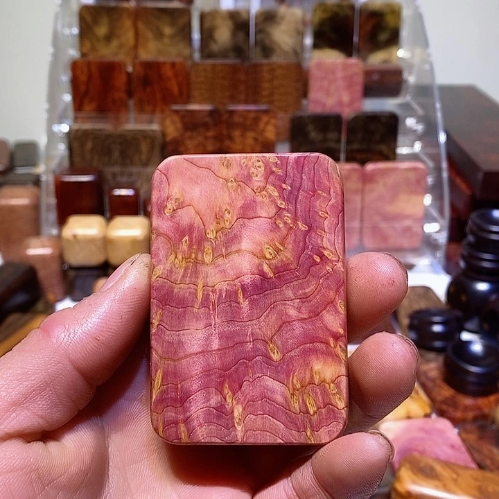 木柠*?木质把玩件68445个