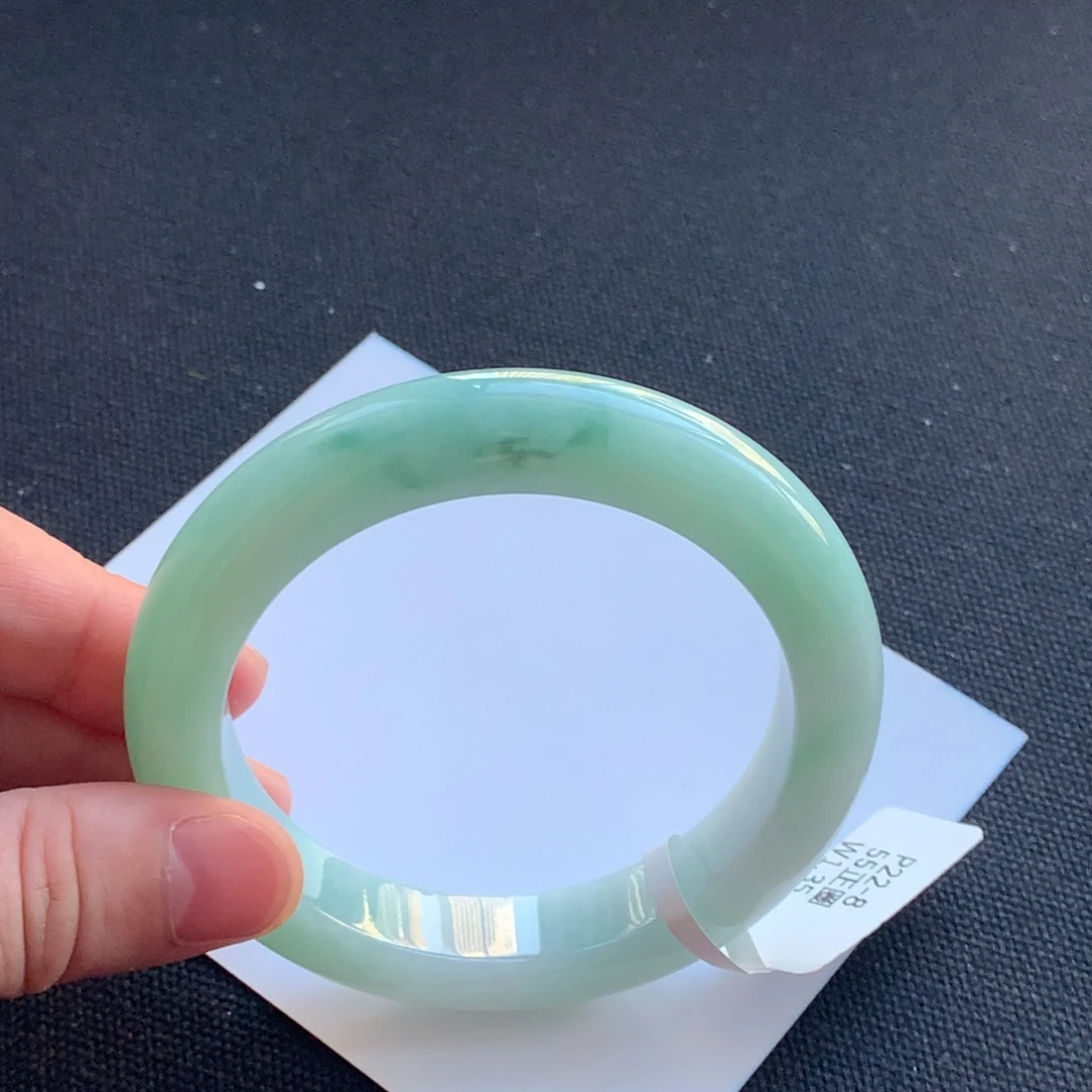 翡翠未镶嵌手镯15号