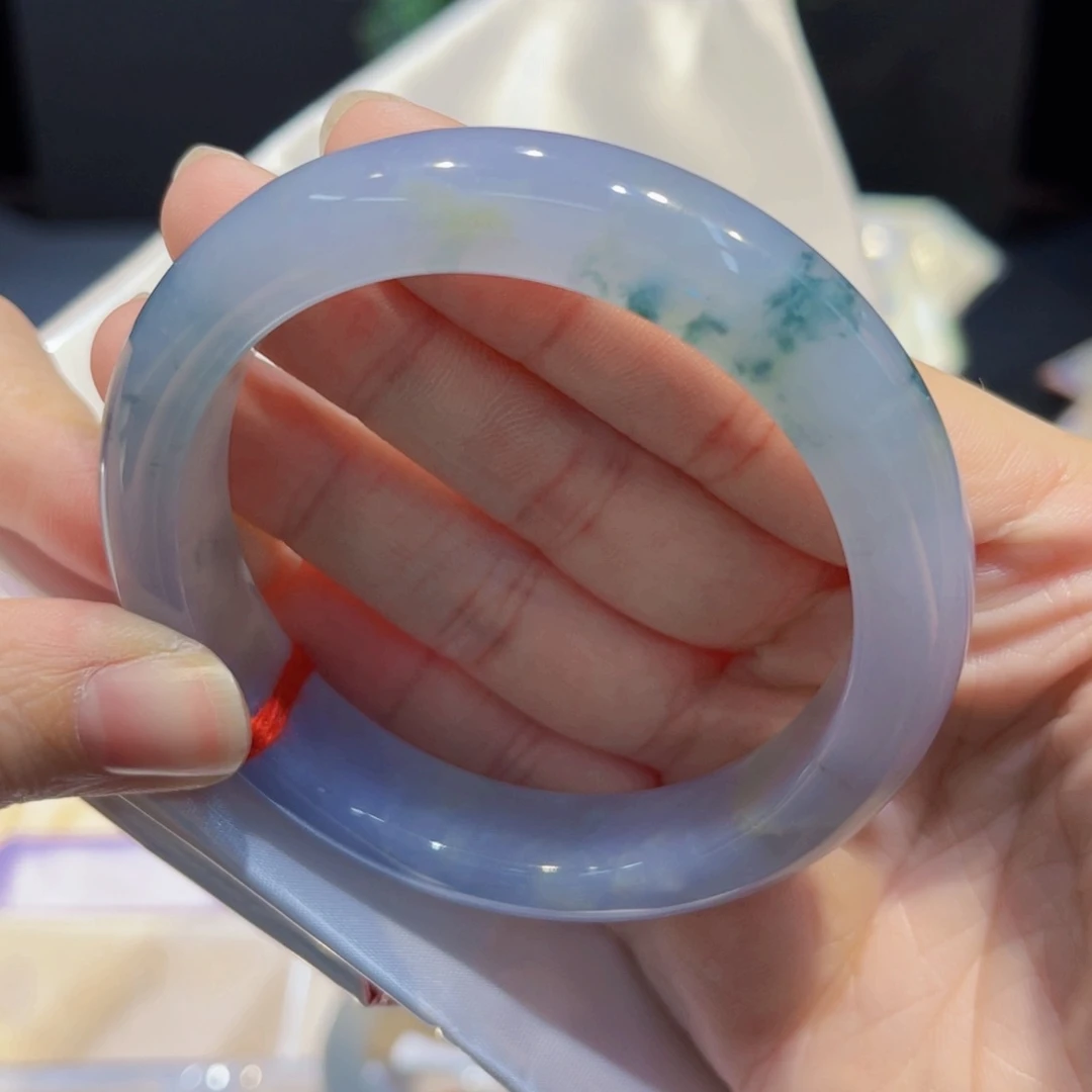 翡翠手镯未镶嵌55正圈