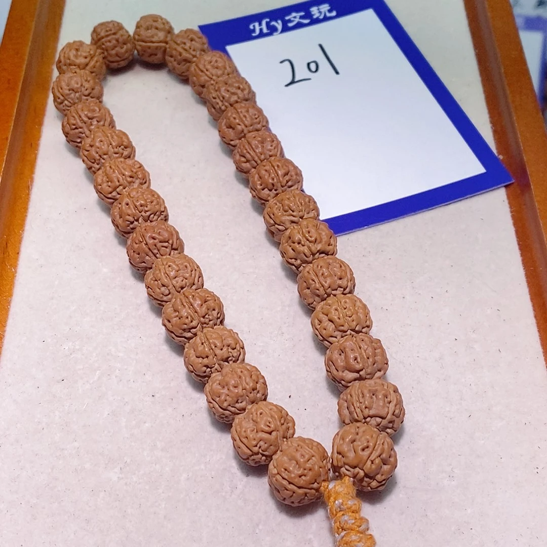 劉***徫金刚菩提手串201勿里达纯血老树王12.8