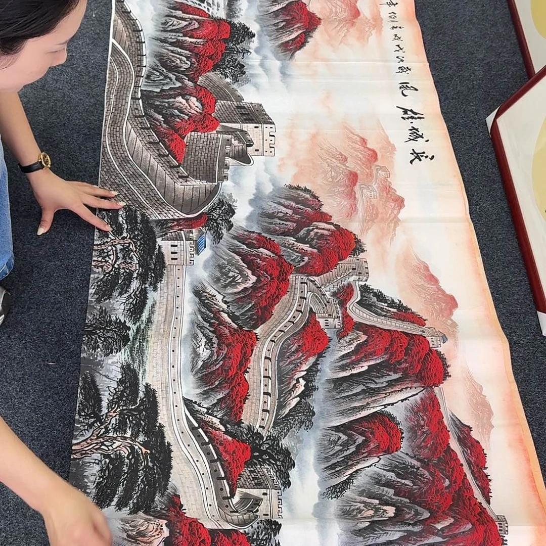 纯手绘国画作品作品