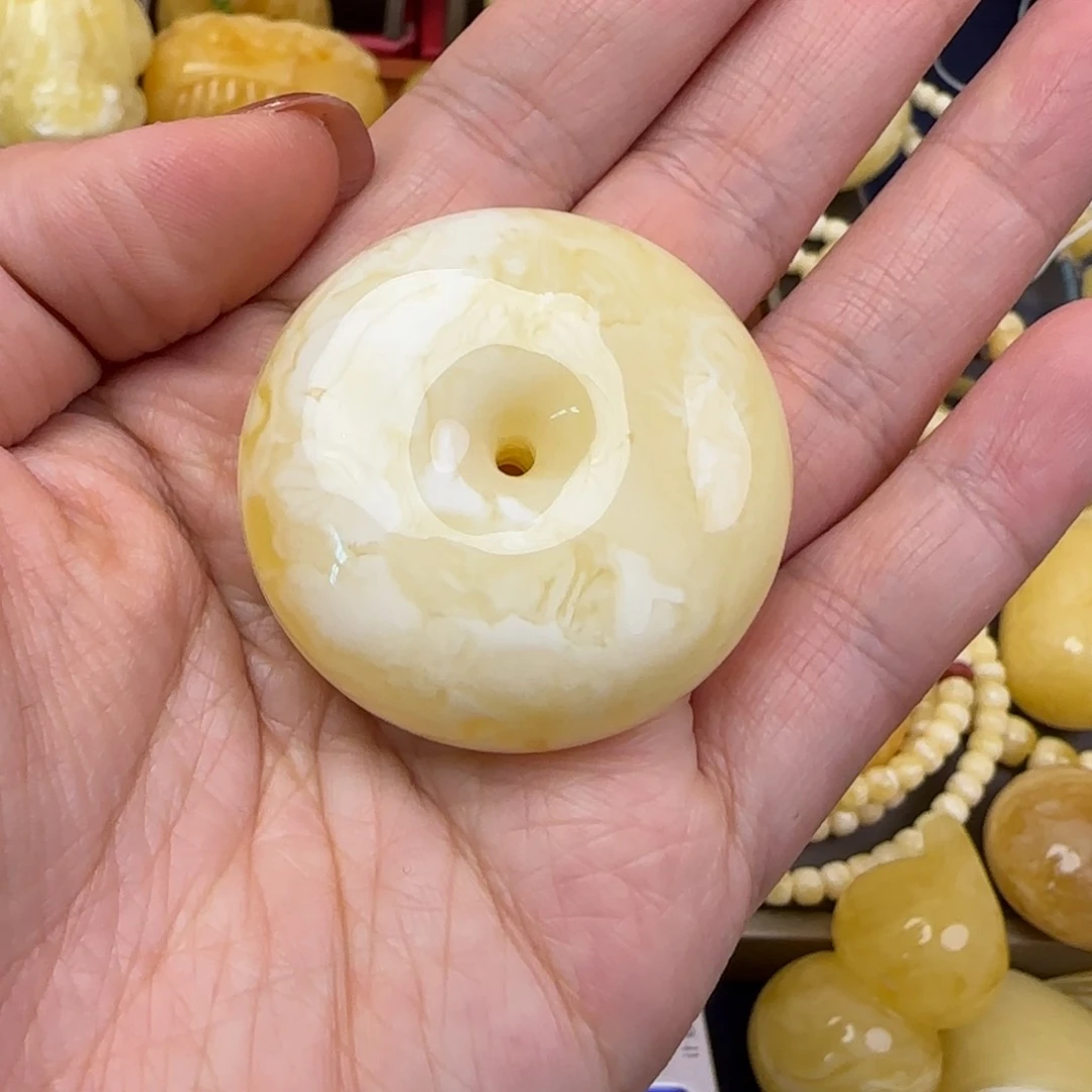 蜜蜡颈饰未镶嵌天然蜜蜡