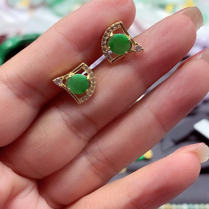 翡翠颈饰银S925镶嵌翡翠