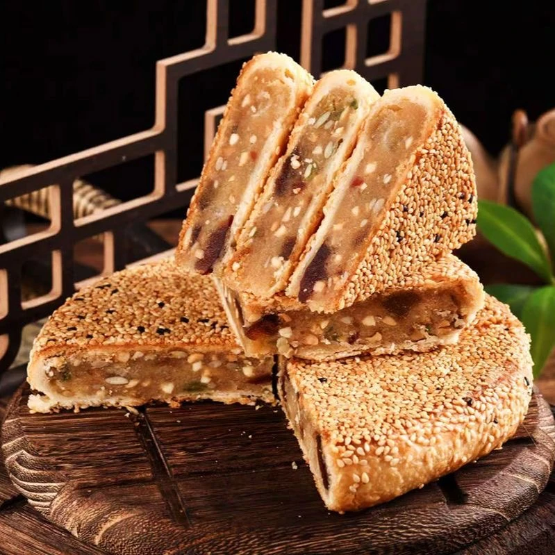 陈昌盛素月饼温州桥墩特产素食月饼五仁芝麻百果老式传统手工全素