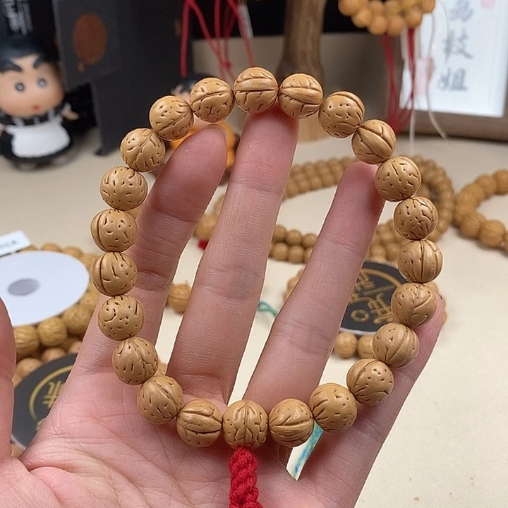 手串桃核混元珠12.5 抛光