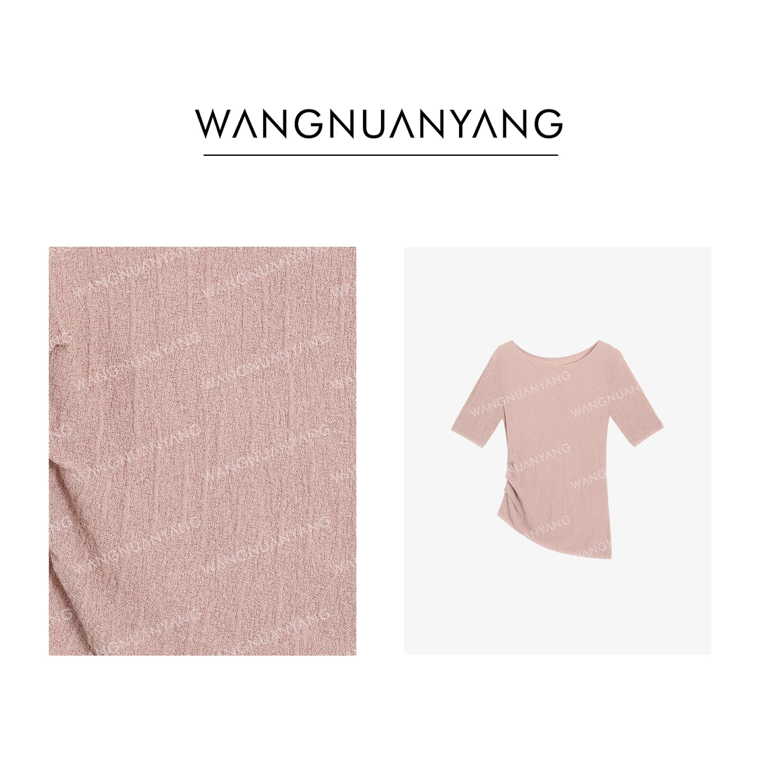 【WNY】约会日2.0|设计感改良一字领侧腰收褶斜摆针织衫