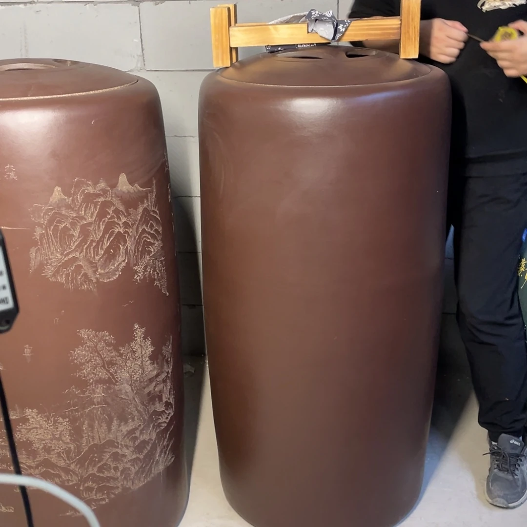 宜兴原矿紫砂茶叶罐