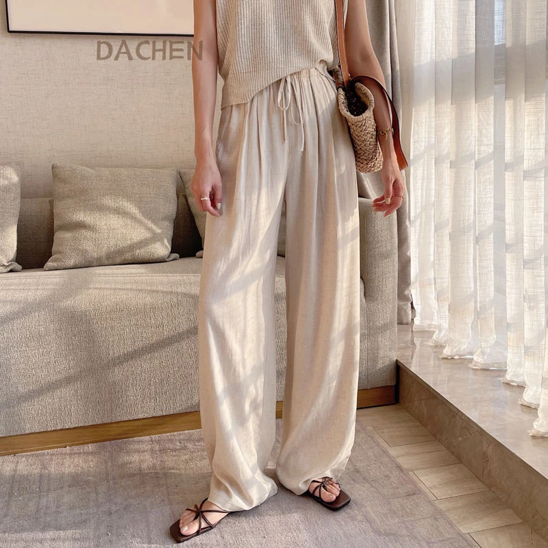 DA【清-夏款】日系麻裤-K661